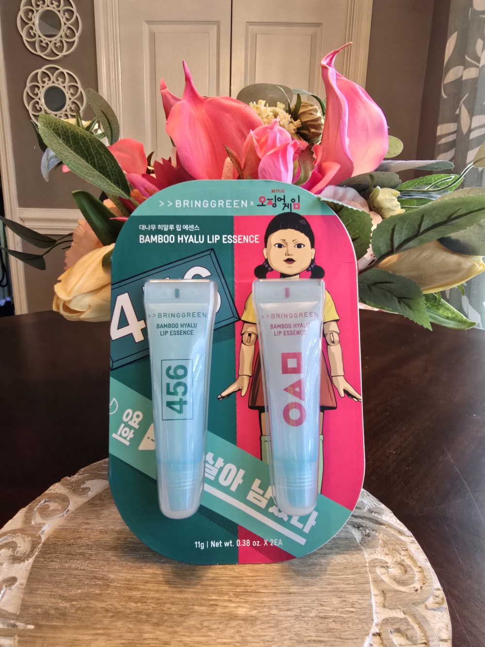 BRINGGREEN Bamboo Hyalu Lip Essence Duo - Mint Blue & Pink